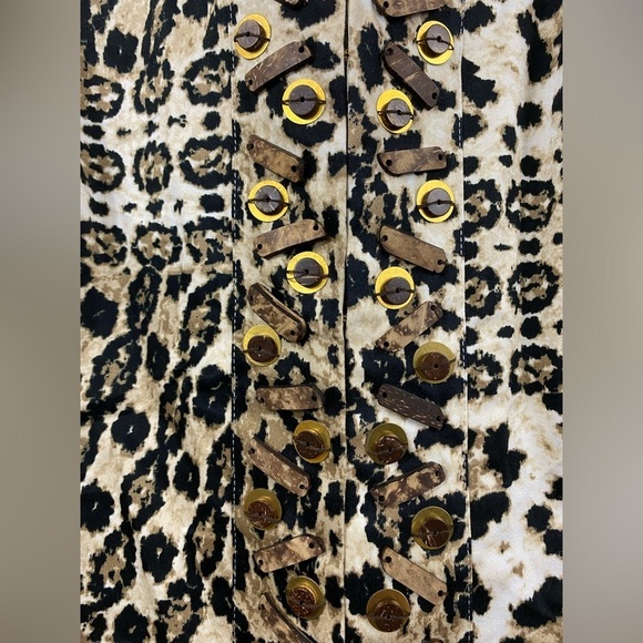 Ruby Road Blazer Womens Size 6P Leopard Print Short Stretchy 3/4 Sleeve - Picture 10 of 11